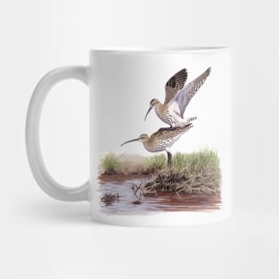 Slender-billed Curlew pair Mug